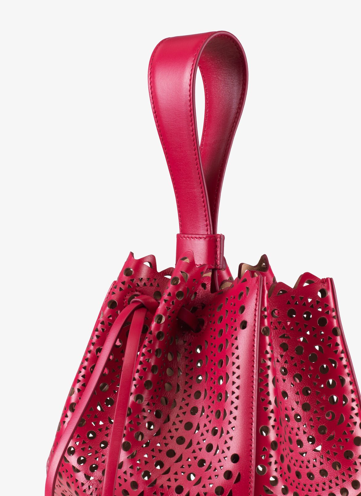 Rose-Marie 19 Bracelet Bag ALAÏA RASPBERRY PINK ROSE-MARIE 19 BRACELET BAG